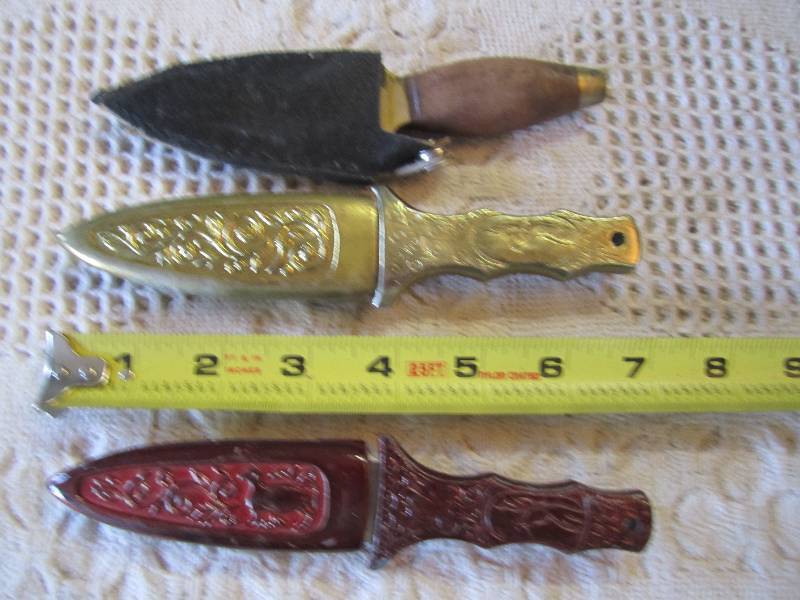 lot 258 image: Lot of 3 Boot Knives...