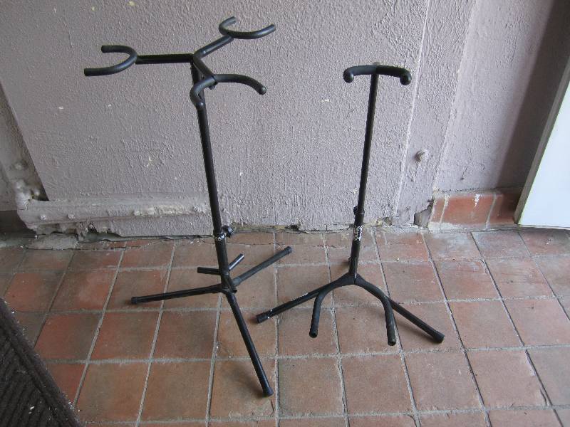 lot 279 image: 2 Guitar Stands 3-way missing parts...