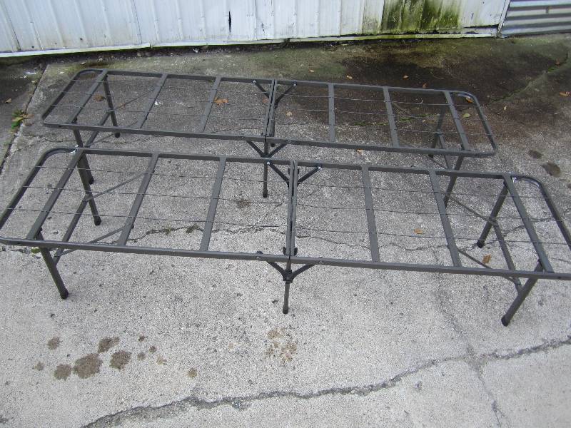 lot 283 image: 2 Cot Frames Can be put together fo...