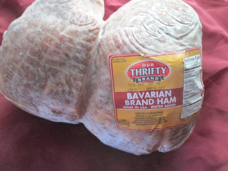 lot 18 image: 7.8  lb. Bavarian Brand Ham Frozen...
