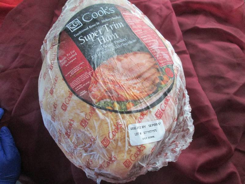 lot 23 image: 18.5 lb. Super Trim Ham Frozen Best...