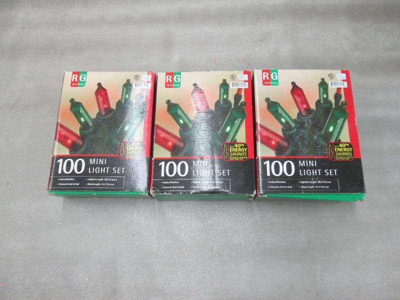 lot 54 image: Lot of 3 Boxes of 00 Mini-Lights i...