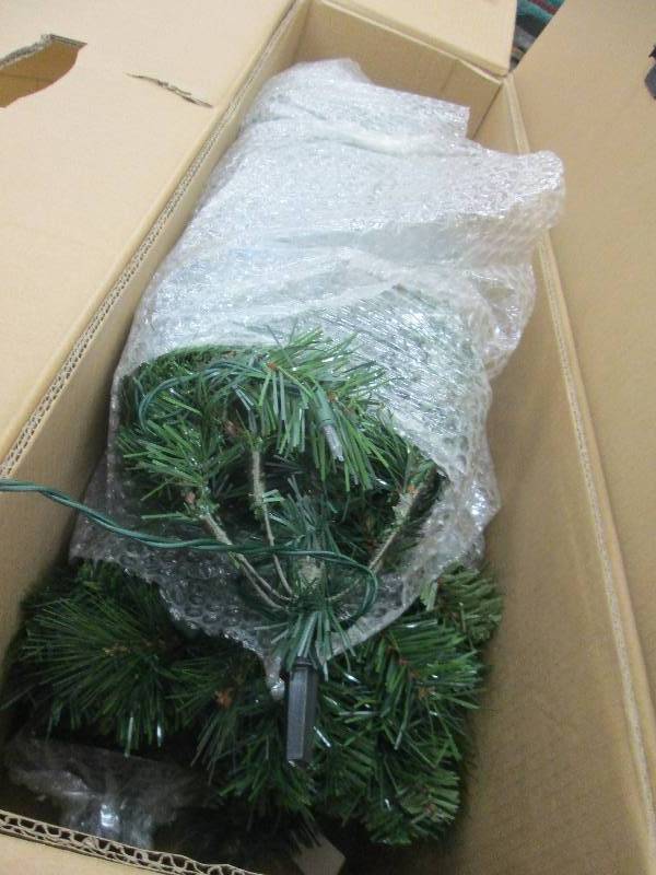 lot 72 image: Home Accents Holiday 7 ft. Pre-Lit ...