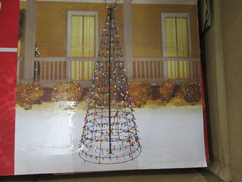 lot 75 image: Home Accents Holiday 6 ft. Pre-Lit ...