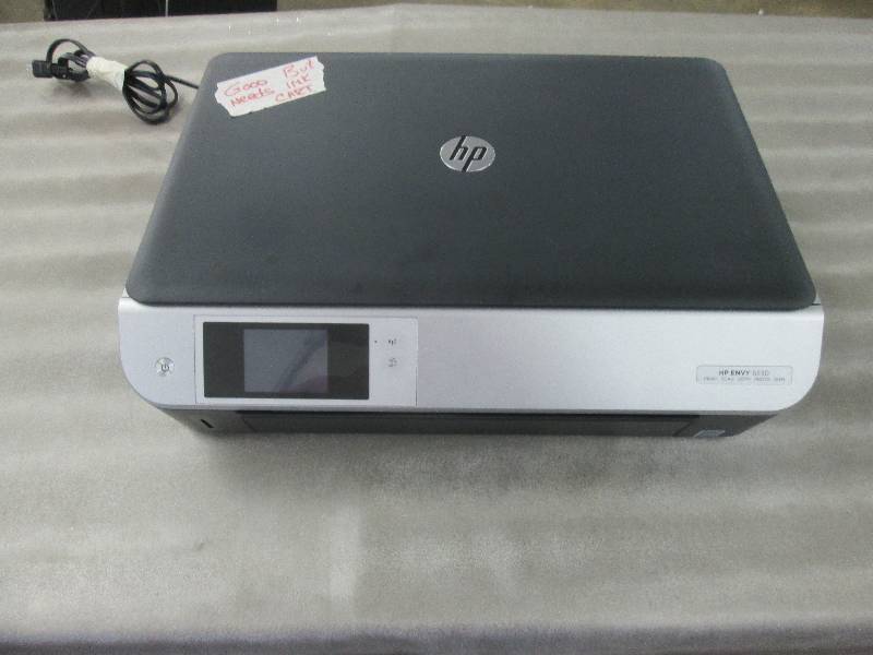 lot 120 image: HP Envy 5530 used, powers on, needs...