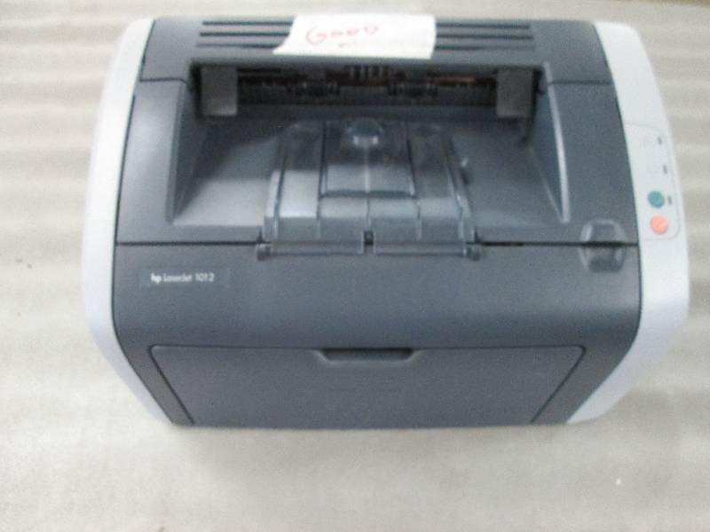 lot 123 image: HP LaserJet 1012 Printer used, powe...