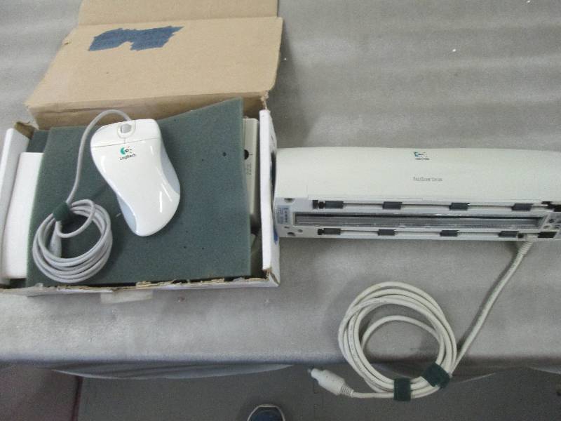 lot 126 image: LogiTech Scanner, used, powers on...