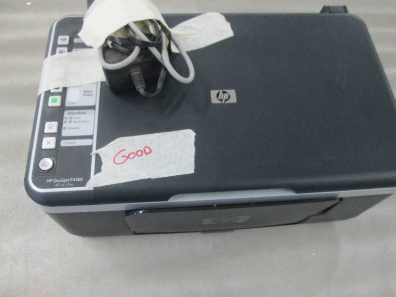 lot 127 image: HP DeskJet F4180 All-In -One used, ...