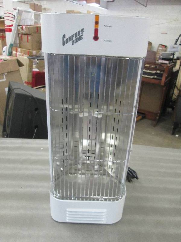 lot 146 image: ComfortZone Electric Heater-used, p...