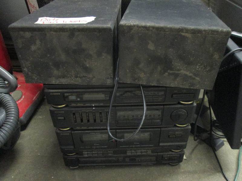 lot 160 image: Fisher Component Stereo System, use...