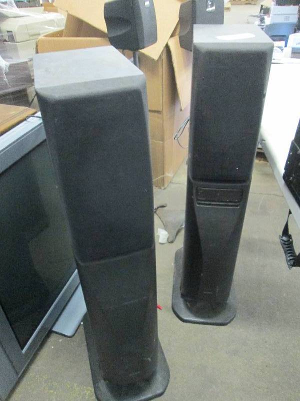 lot 164 image: Set of 4 Sony Speakers, used, power...