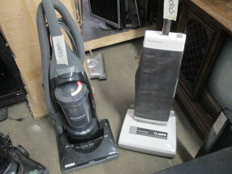 lot 176 image: Lot of 2 Kenmore Upright Vacuums-us...