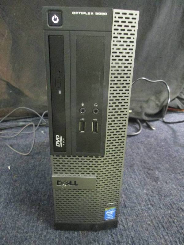lot 221 image: Dell Optiplex 3020 Computer Tower, ...