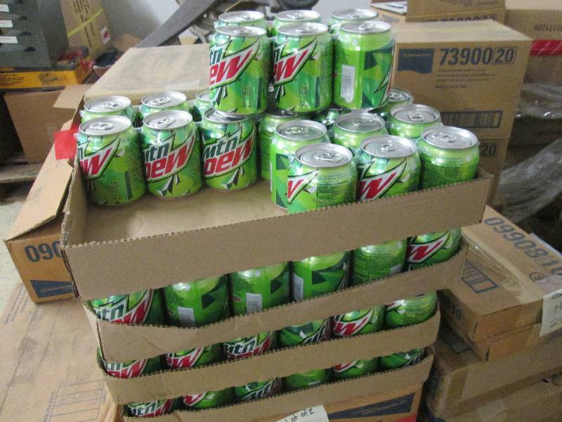 lot 242 image: Lot of 4 Cases of 24- 8oz Mountain ...