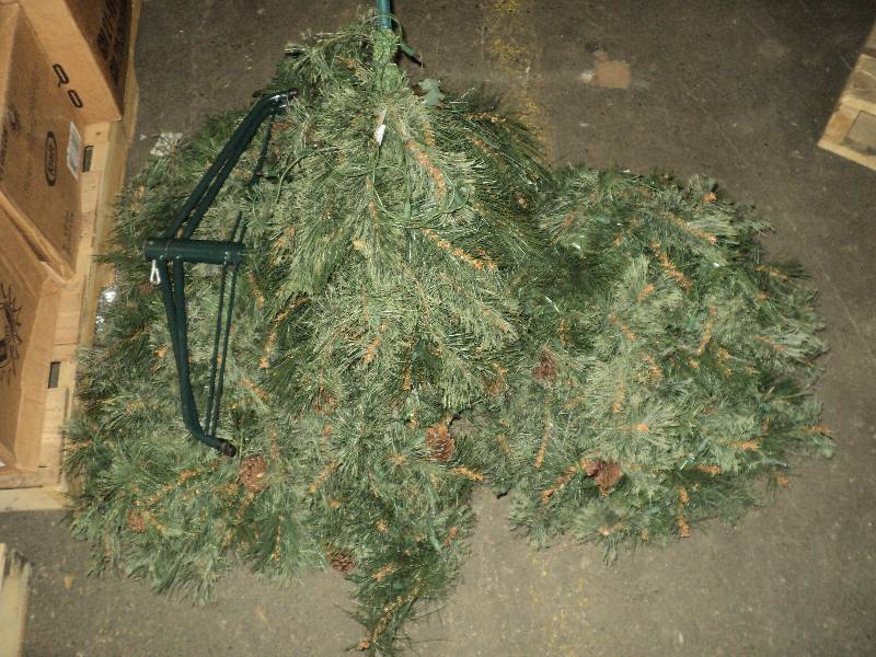 lot 34 image: christmas tree with stand...