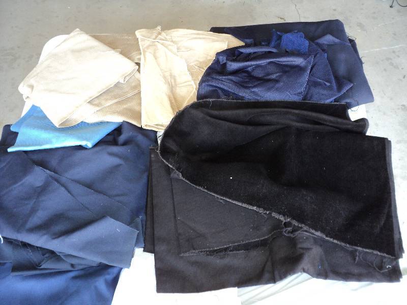 lot 44 image: many yards of material...