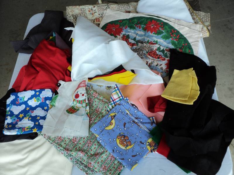 lot 47 image: many yards of material...