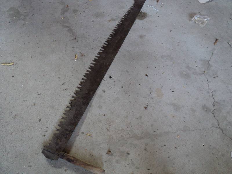 lot 99 image: 70in long saw...