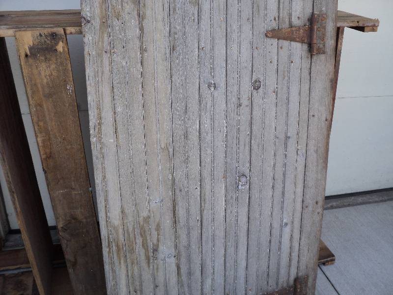 lot 107 image: vintage door, 29in wide, 57in high...