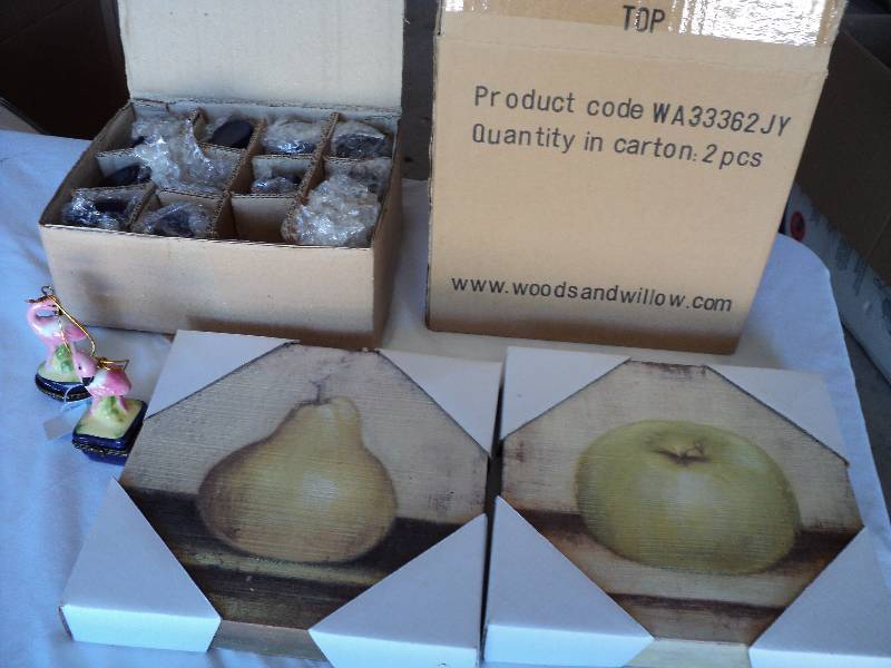 lot 132 image: 2 new pear and apple pictures and b...
