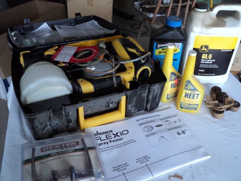 lot 158 image: Wagner paint sprayer, heet, wheels,...