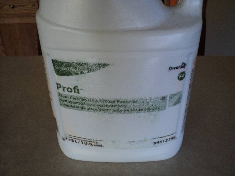 lot 188 image: profi floor cleaner, 1 gallon, reta...