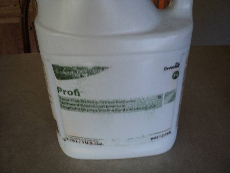 lot 189 image: profi floor cleaner, 1 gallon, reta...