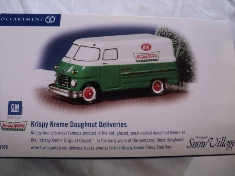 lot 197 image: dept 56 krispy kreme doughnut deliv...