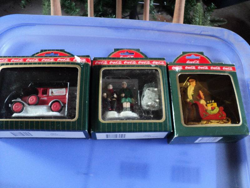 lot 218 image: town square coca-cola collectables...