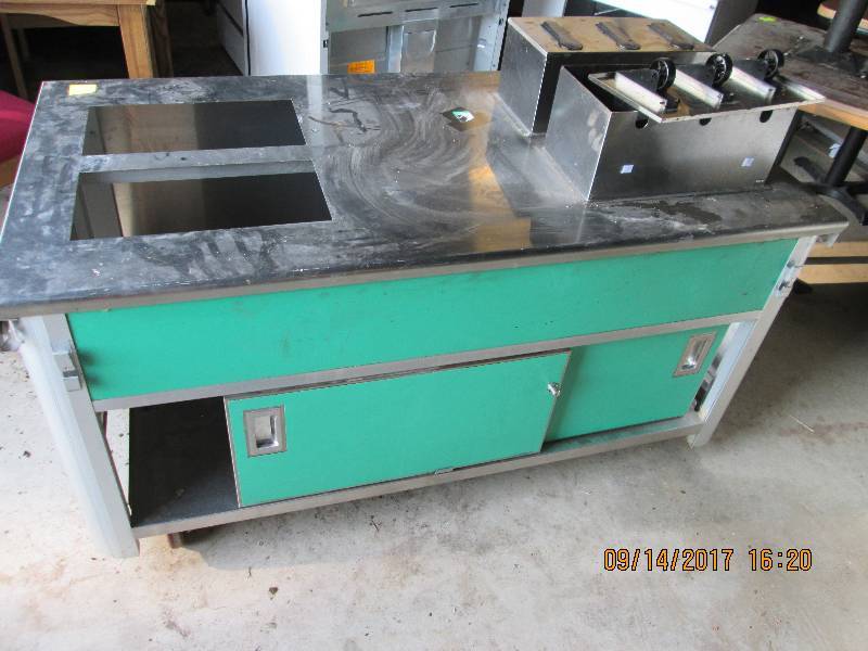 lot 25 image: Colorful NSF rated serving station ...