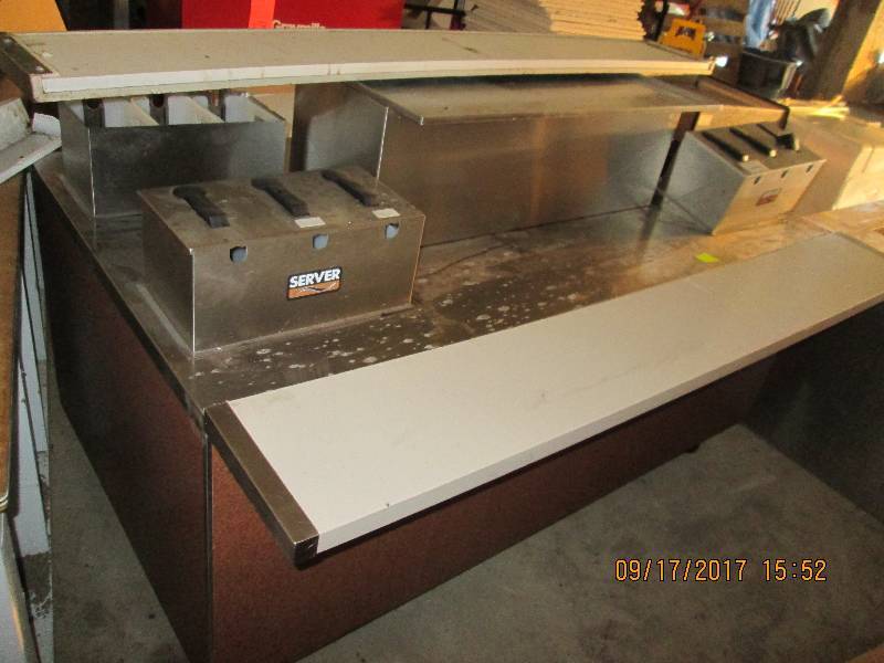 lot 40 image: NSF Stainless steel double sided se...
