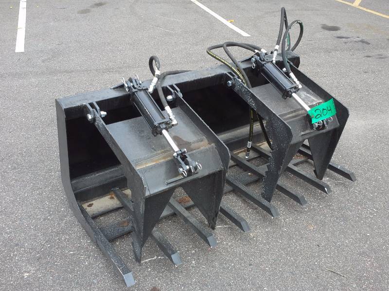 60 Double Grappler Bucket (Skid Steer Attachment)