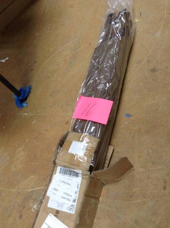 lot 16 image: 9 Ft Patio Umbrella Brown