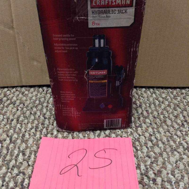lot 25 image: Craftsman Hydraulic Jack 6 Ton