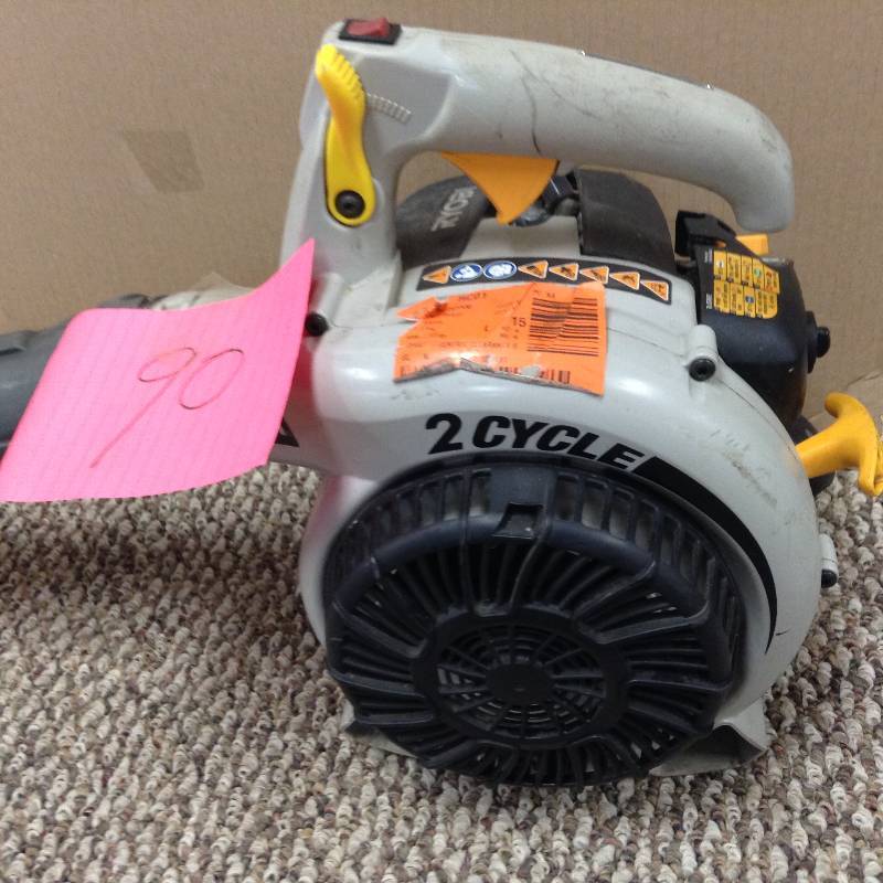 lot 90 image: Ryobi 2 Cycle Gas Blower used in very good condition