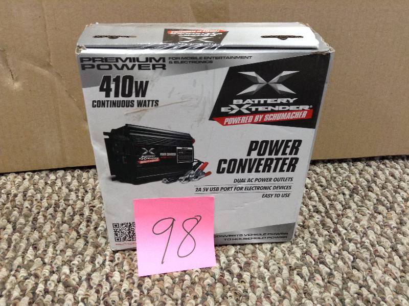 lot 98 image: Battery extender  Power Converter 410W