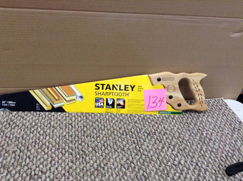 lot 134 image: Stanley Sharptooth Saw
