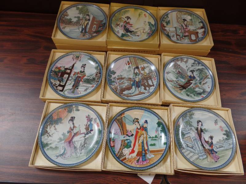lot 630 image: IMPERIAL JINGDEZHEN PORCELAIN PLATES