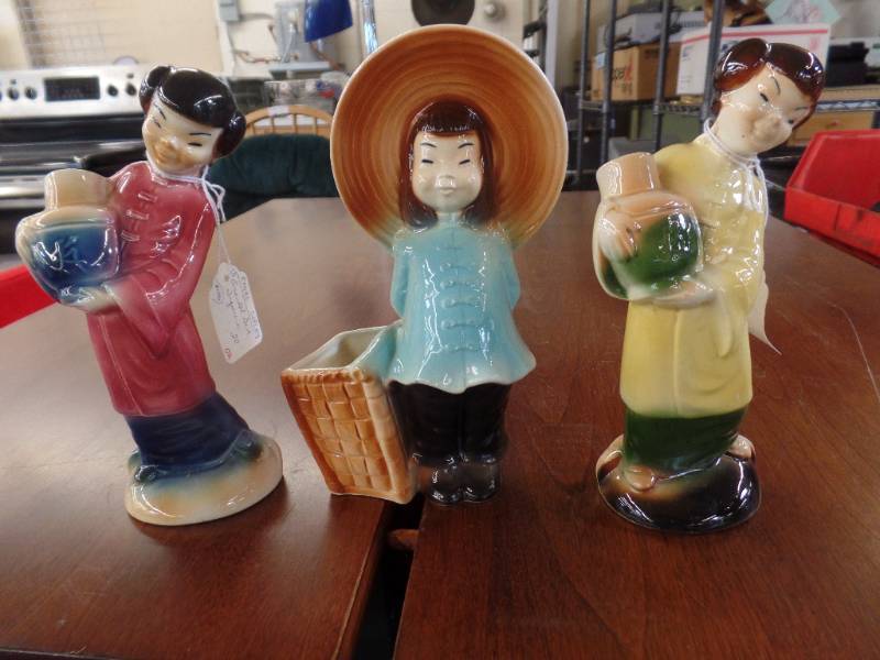 lot 631 image: ROYAL COPLEY ASIAN FIGURINES