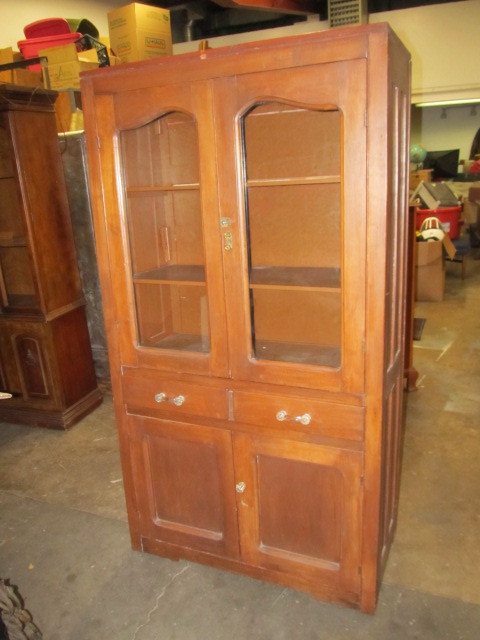 Antique Wood Kitchen Cabinet Pie Safe Little Canada Estate