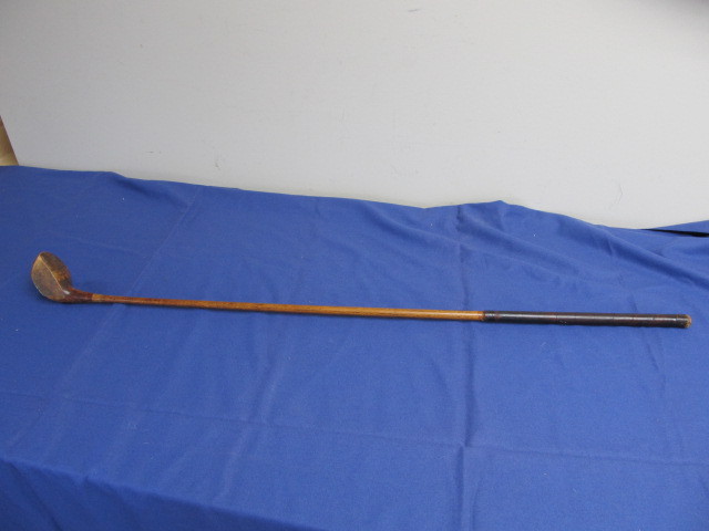 lot 137 image: Antique HICKORY Shaft Macgregor Driver