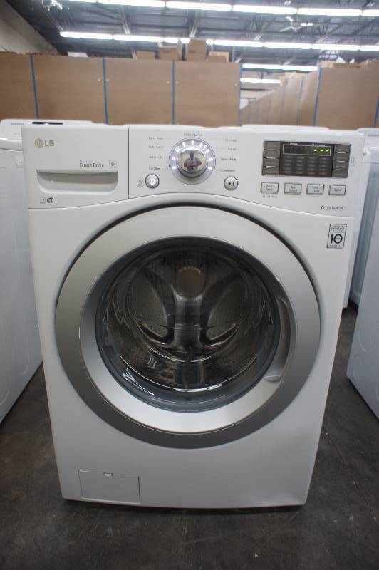 lot 5 image: New - Scratch & Dent LG Model # (WM3270CW) - Front-Loading Washer - White COLOR -Tested Works - MSRP $ 1199.99