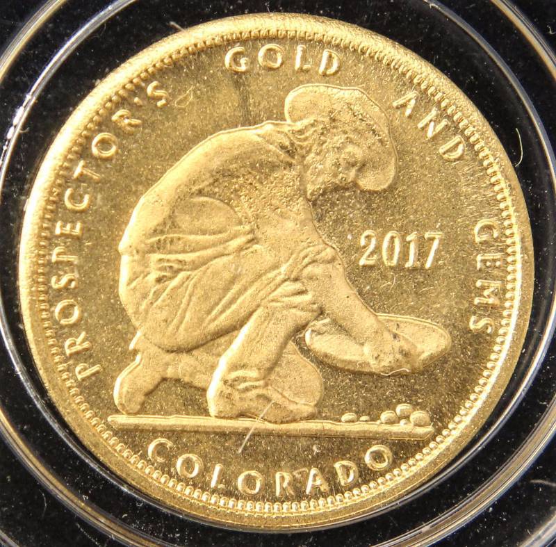 110 TROY OZ. .999 FINE GOLD PROSPECTOR IN AIRTITE HOLDER