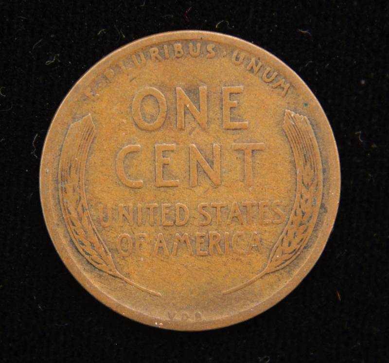 1909 VDB WHEAT CENT VG