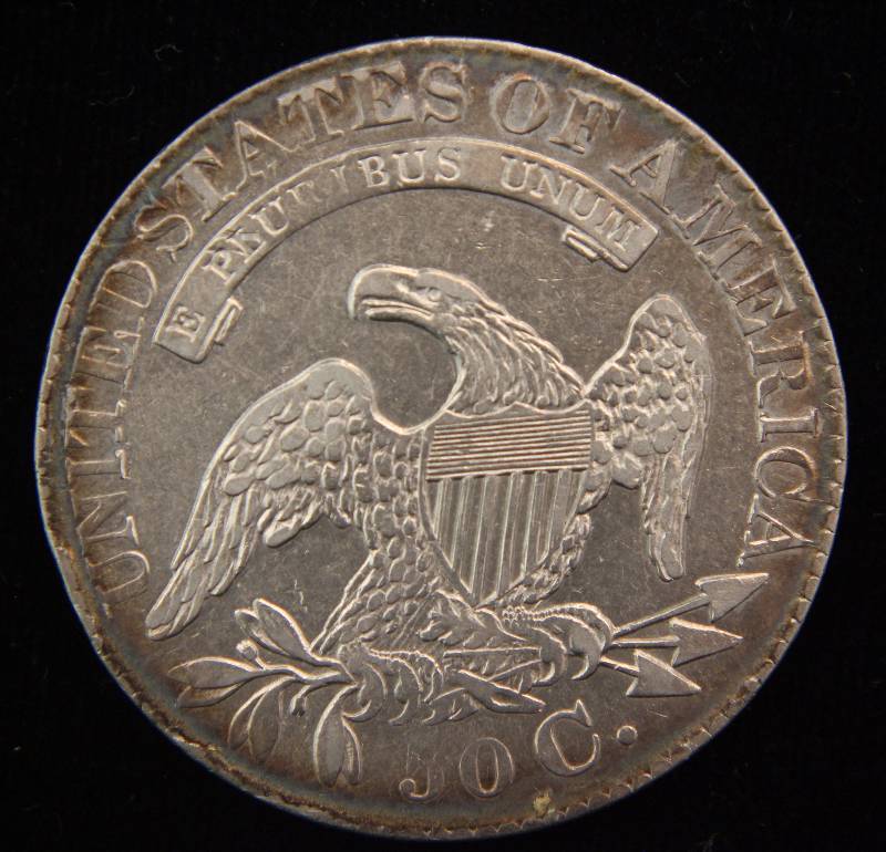 1830 US BUST SILVER HALF DOLLAR XF