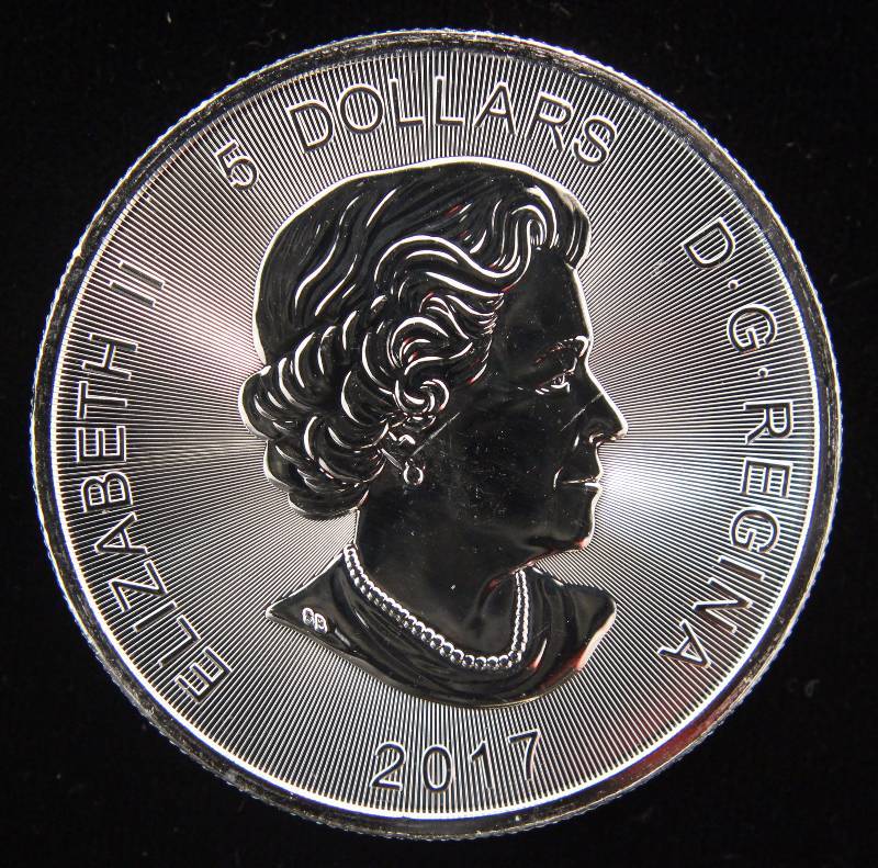 2017 CANADA SILVER LYNX 1 TROY OZ. .9999 FINE SILVER