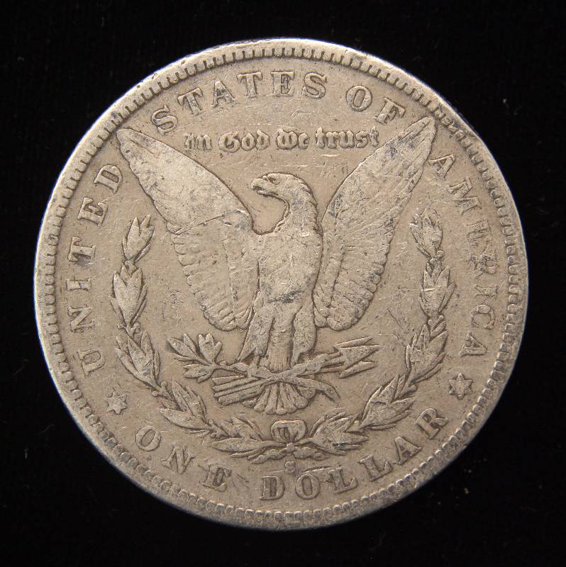 1882-S MORGAN SILVER DOLLAR FINE