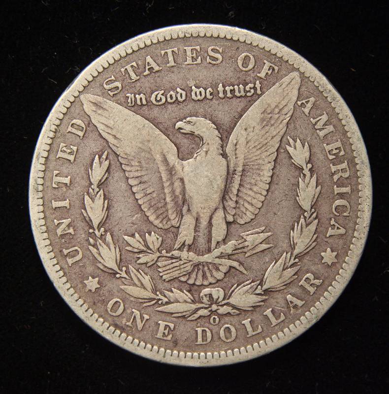 1896-O MORGAN SILVER DOLLAR