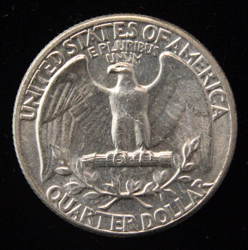 1958 WASHINGTON SILVER QUARTER BU UNC