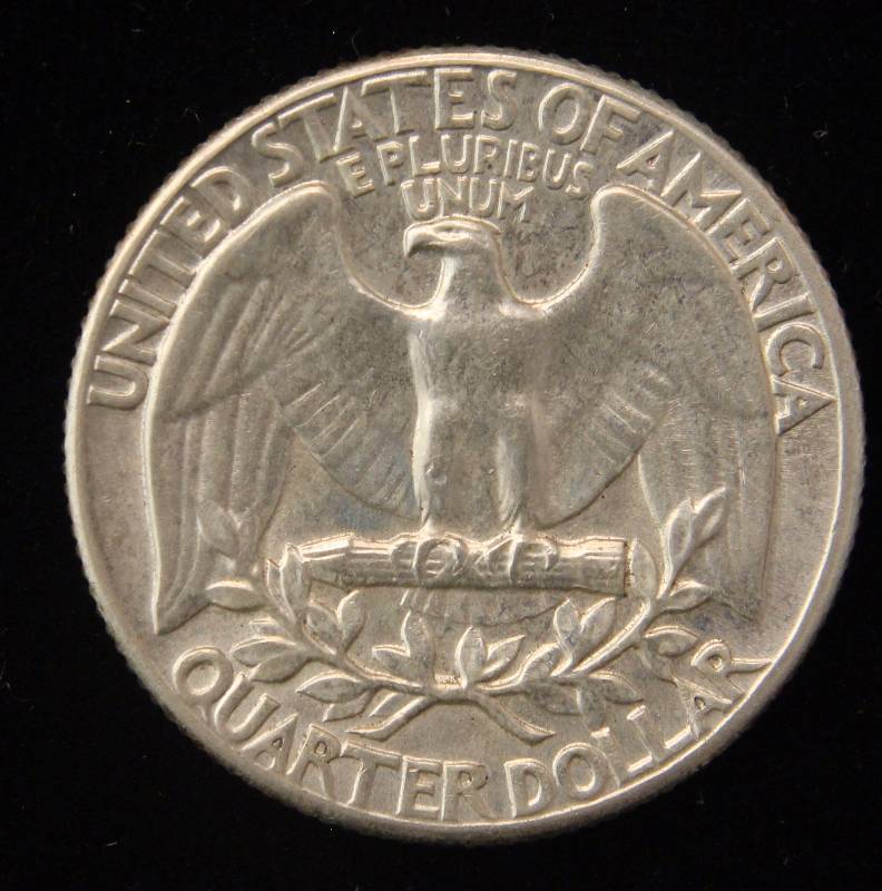 1962 WASHINGTON SILVER QUARTER BU UNC